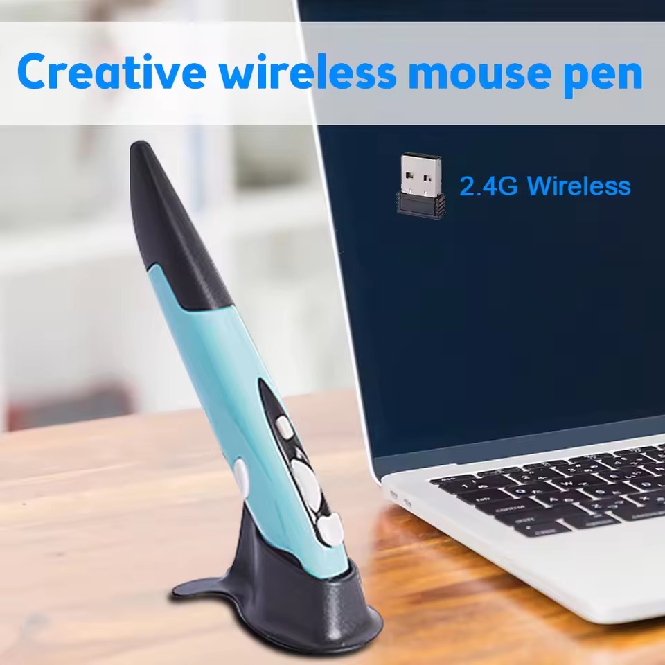 Trackball Mouse Wireless Finger - ใหม่ล่าสุด 2.4G Wireless USB Optical Presenter