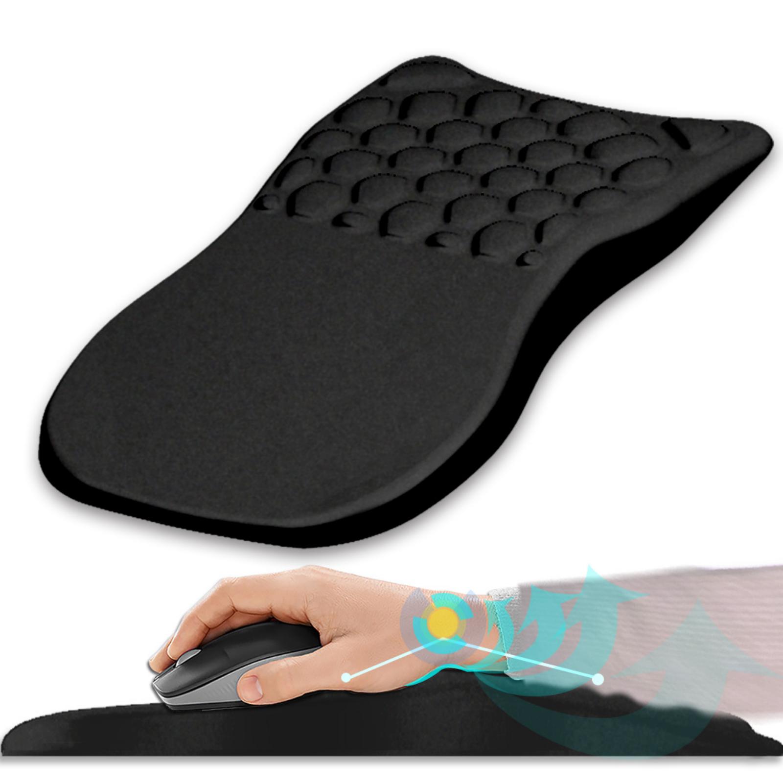 Ergonomic Mouse Wrist Rest Pad - แผ่นรองเมาส์แบบปรับสรีระ พร้อมที่รองข้อมือ ช่วยให้สบายมือ ลดอาการเมื่อยล้า ชุดรองรับข้อมือครบชุด ที่จำเป็น