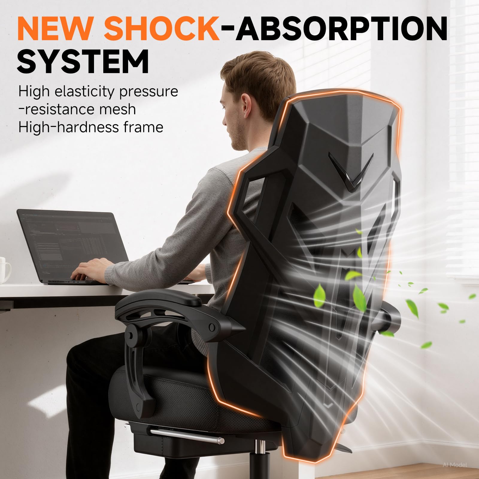 เก้าอี้คอมพิวเตอร์พร้อมที่พักเ - Ergonomic Footrest Adjustable บทวิจารณ์และราคา