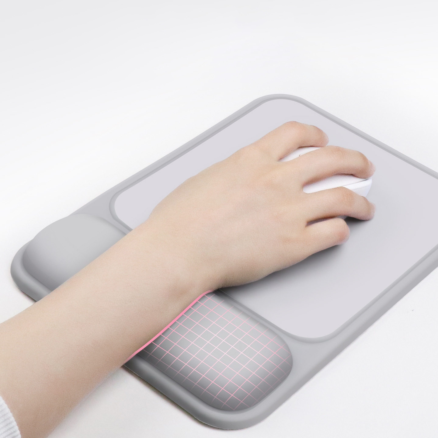 แผ่นรองเมาส์ตามหลักสรีรศาสตร์แ - Ergonomic Mouse Pad With Wrist Support บทวิจารณ์และราคา