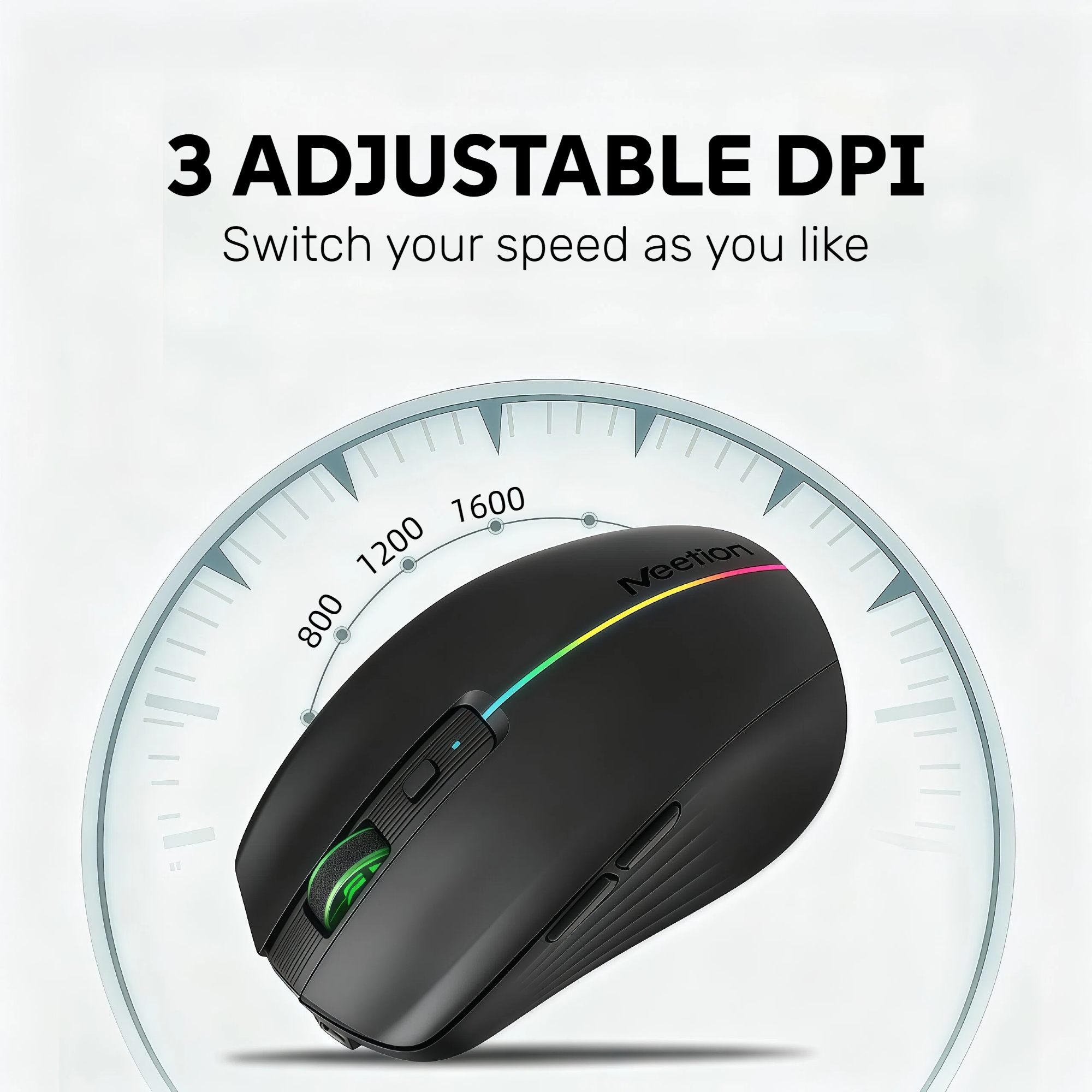 เมาส์ไร้สาย RGB รองรับทั้ง 2.4 - Ergonomic Mouse 2.4G Silent Click บทวิจารณ์และราคา
