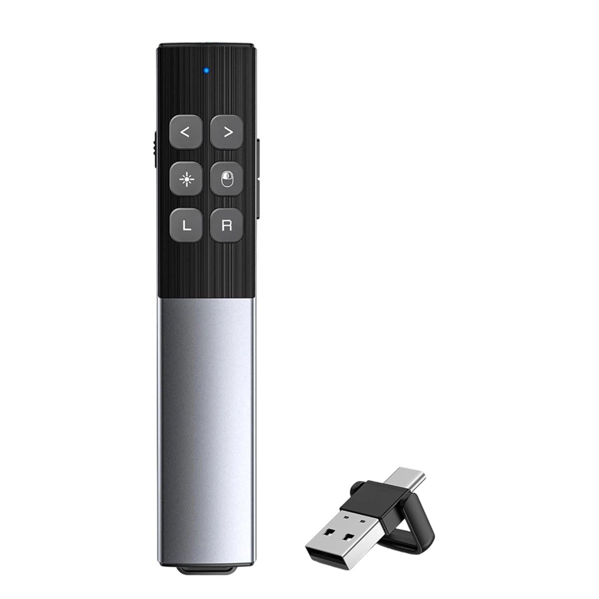 A60P คลิกเกอร์นำเสนอแบบไร้สายพ - Trackball Mouse Wireless Finger บทวิจารณ์และราคา