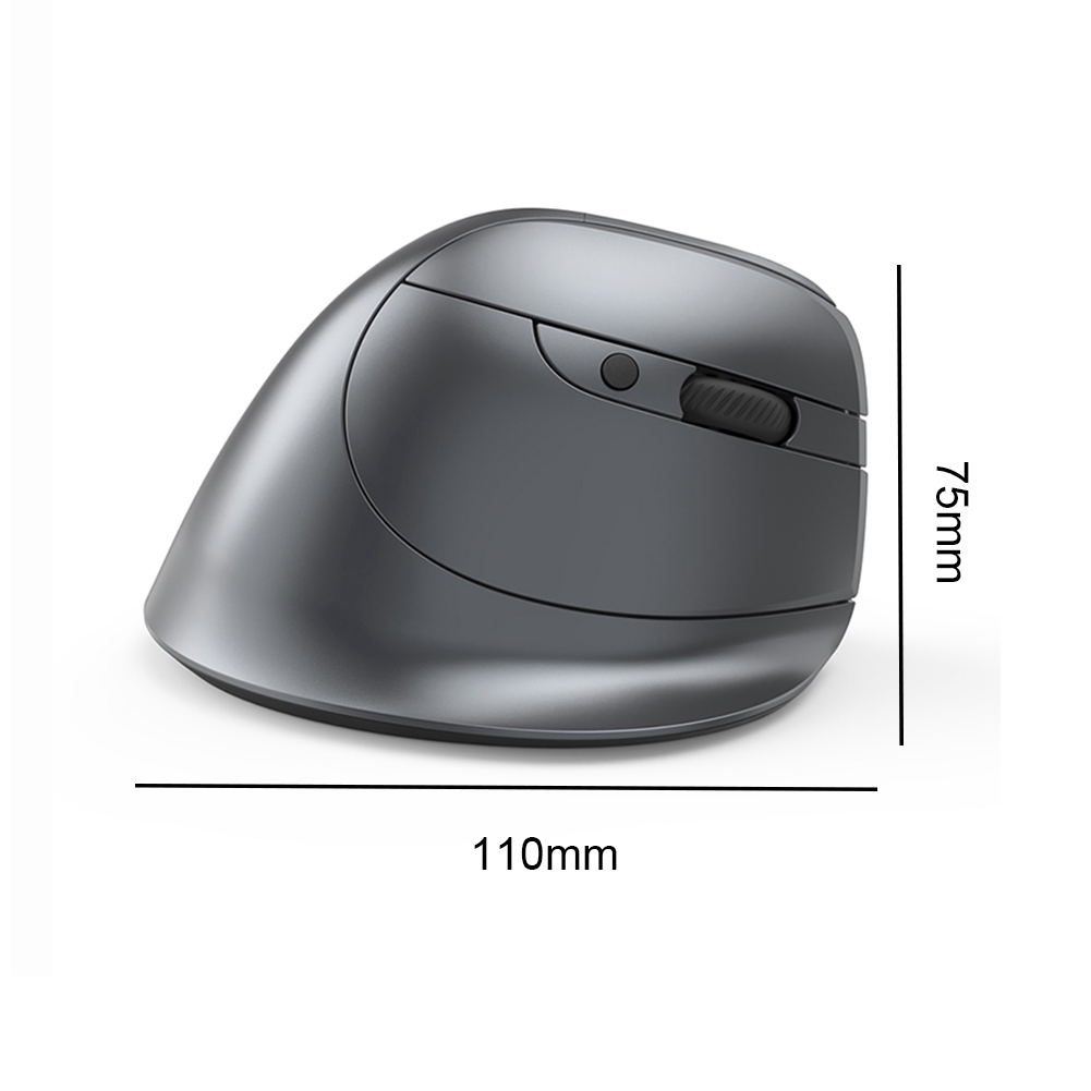 AB53 เมาส์ไร้สายแนวตั้งบลูทูธพ - Vertical Mouse Rechargeable Bluetooth บทวิจารณ์และราคา