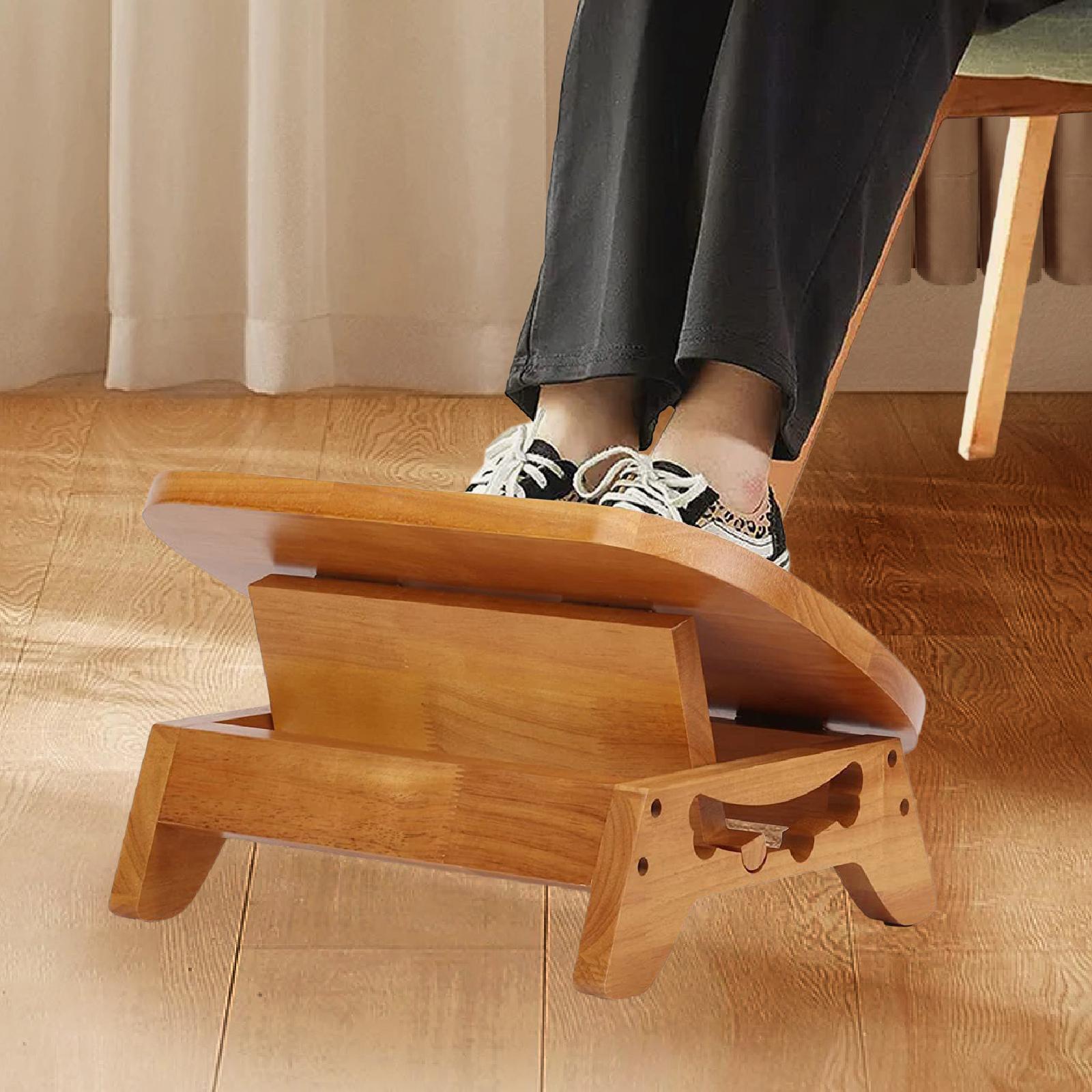 ที่วางเท้าสําหรับใต้โต๊ะในที่ท - Ergonomic Footrest Adjustable บทวิจารณ์และราคา