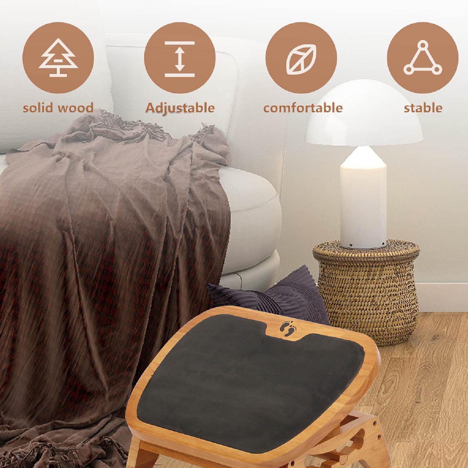 ที่วางเท้าสําหรับใต้โต๊ะในที่ท - Ergonomic Footrest Adjustable บทวิจารณ์และราคา
