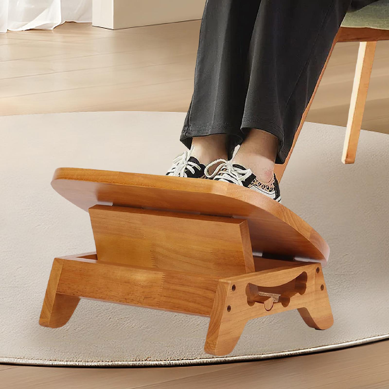 ที่วางเท้าสําหรับใต้โต๊ะในที่ท - Ergonomic Footrest Adjustable บทวิจารณ์และราคา