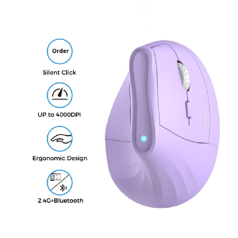 เมาส์ตามหลักสรีรศาสตร์แนวตั้ง  - Vertical Mouse Dpi 4000 บทวิจารณ์และราคา