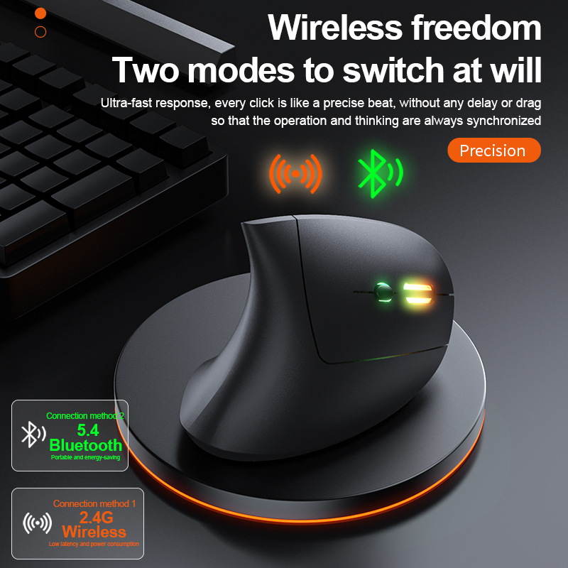 เมาส์ไร้สายบลูทูธ 2.4GHz แบบชา - Vertical Mouse Left Handed บทวิจารณ์และราคา