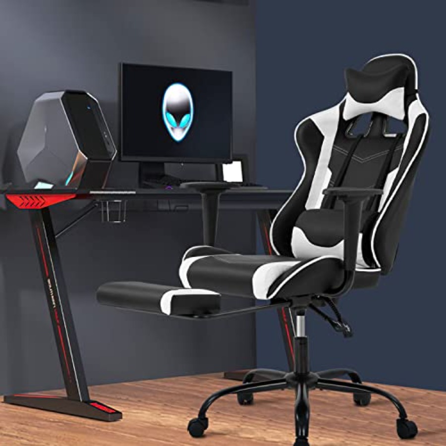 เก้าอี้เกมมิ่งสำหรับโฮมออฟฟิศ: - Ergonomic Footrest Adjustable บทวิจารณ์และราคา