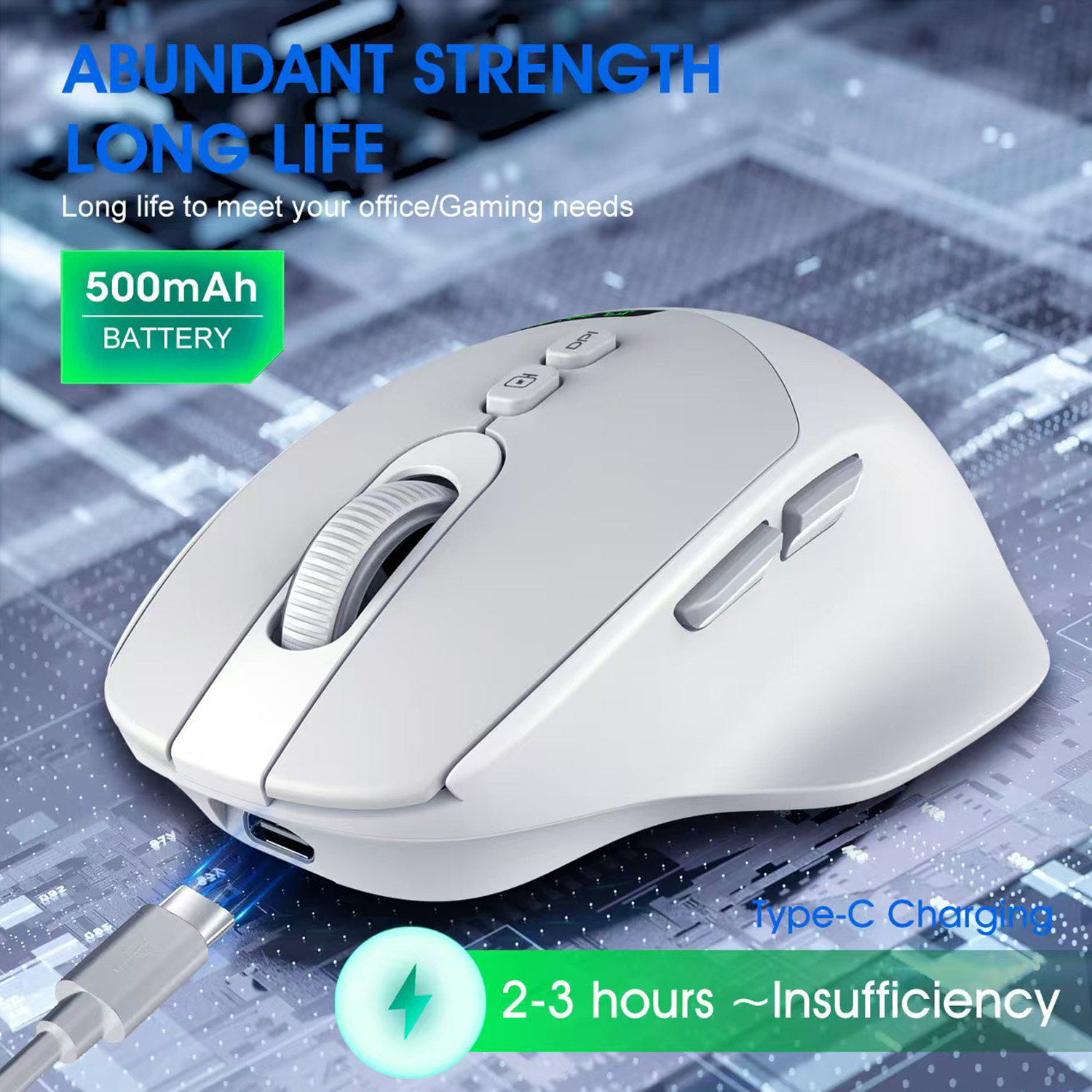 2026 เมาส์ไร้สายแบบไร้เสียงรบก - Ergonomic Mouse 2.4G Silent Click บทวิจารณ์และราคา