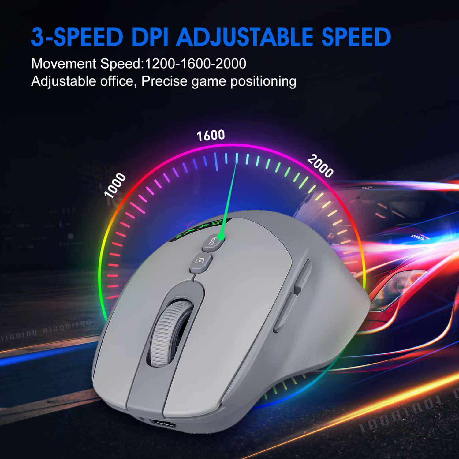 2026 เมาส์ไร้สายแบบไร้เสียงรบก - Ergonomic Mouse 2.4G Silent Click บทวิจารณ์และราคา