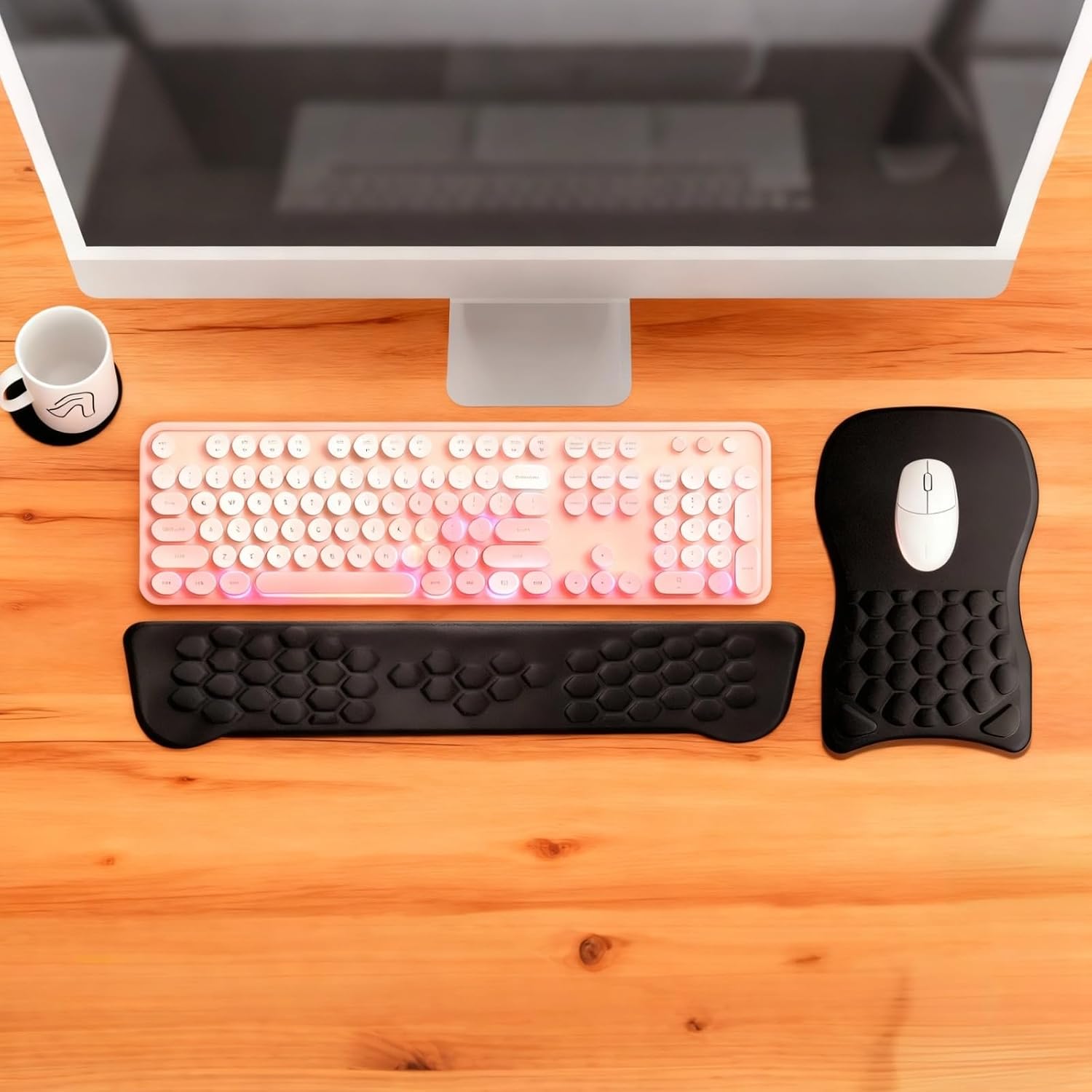 แผ่นรองเมาส์แบบปรับสรีระ พร้อม - Ergonomic Mouse Wrist Rest Pad บทวิจารณ์และราคา
