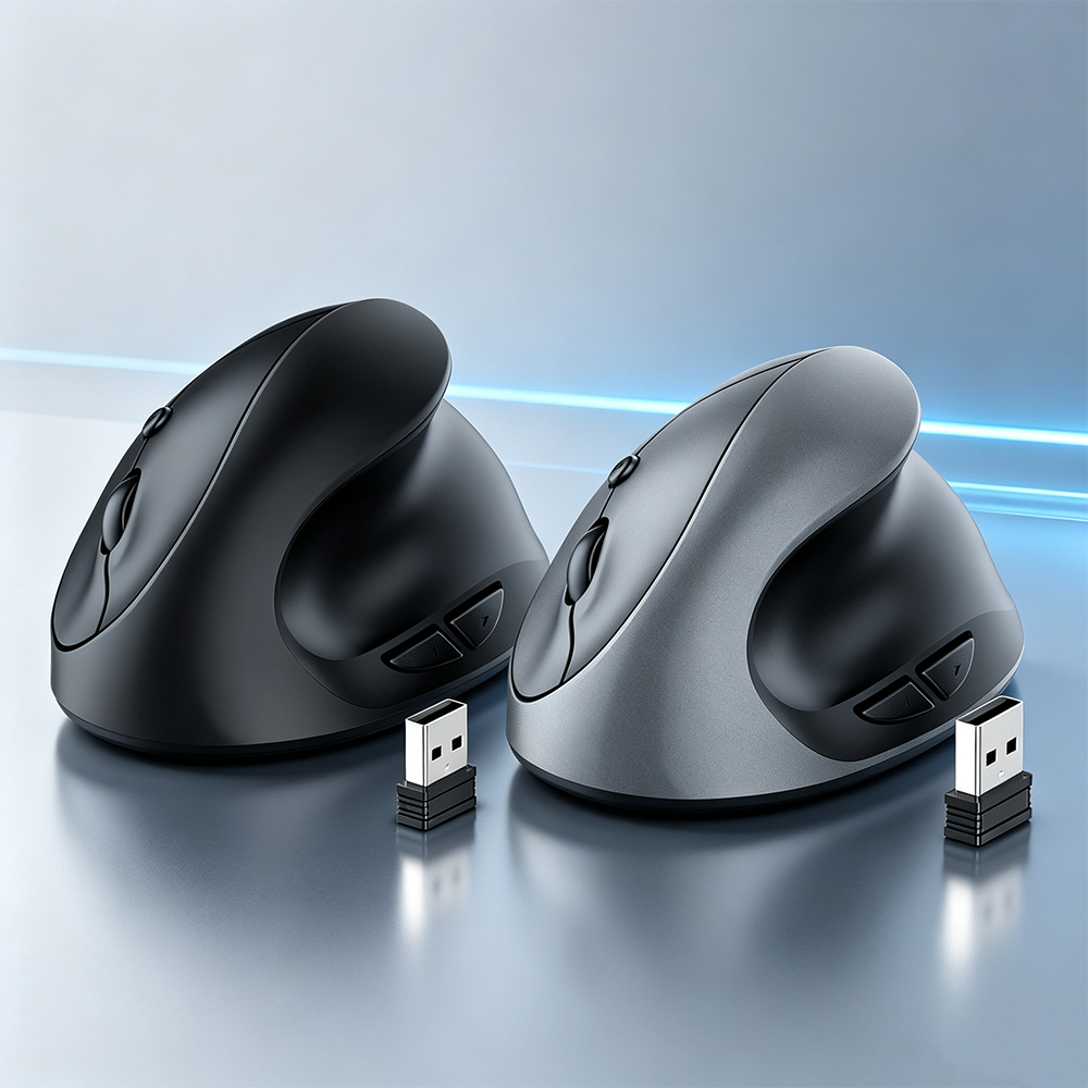 เมาส์ไร้สาย 2.4G แนวตั้งตามหลั - Vertical Mouse Left Handed บทวิจารณ์และราคา