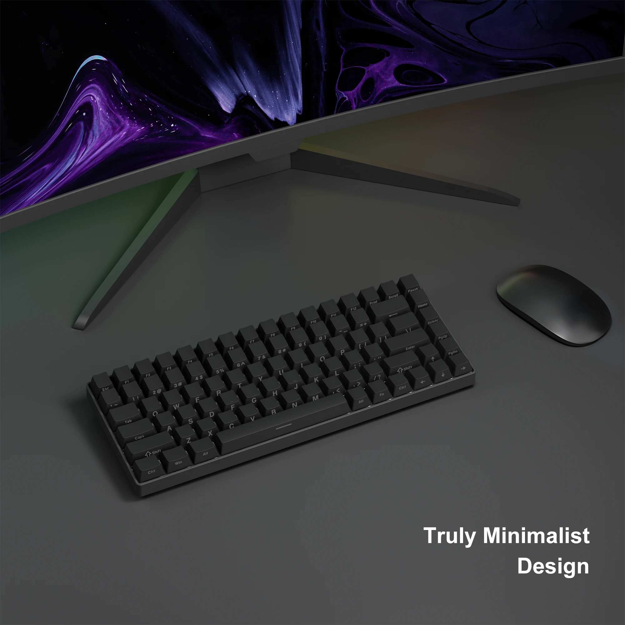 คีย์แคปใหม่ 134 ปุ่ม สีดำ แบบม - Ergonomic Keyboard Split Mechanical บทวิจารณ์และราคา