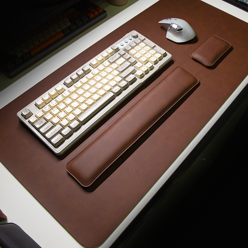 แผ่นรองเมาส์กันน้ำ PU ขนาดใหญ่ - Ergonomic Mouse Pad With Wrist Support บทวิจารณ์และราคา