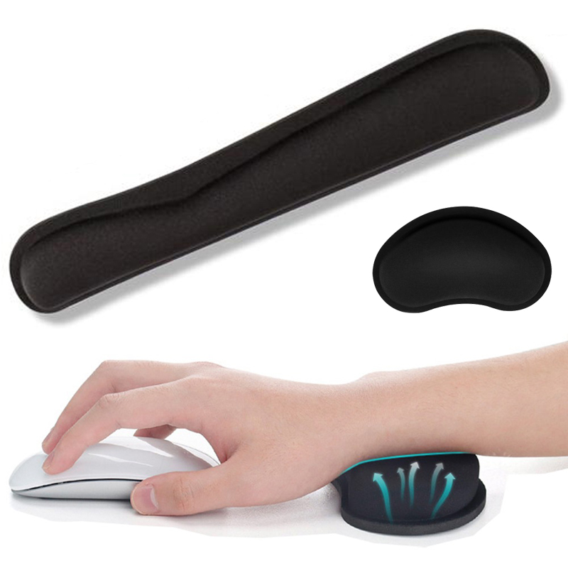 คีย์บอร์ด WRIST REST Pad แผ่นร - Ergonomic Mouse Wrist Rest Pad บทวิจารณ์และราคา