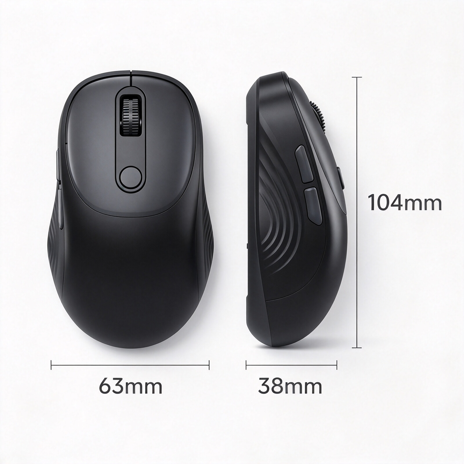 เมาส์ไร้สาย 2.4G และบลูทูธ โหม - Ergonomic Mouse 2.4G Silent Click บทวิจารณ์และราคา