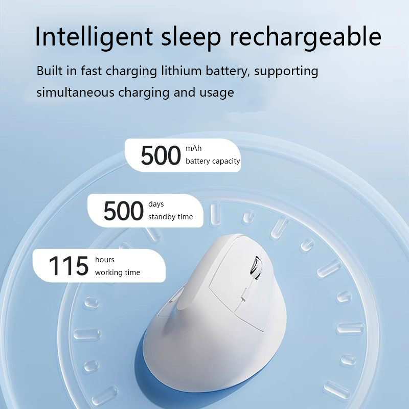 การออกแบบตามหลักสรีรศาสตร์ เมา - Vertical Mouse Rechargeable Bluetooth บทวิจารณ์และราคา
