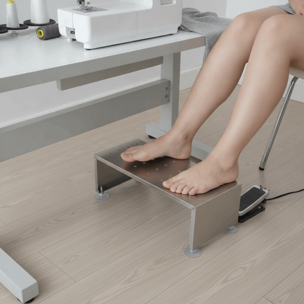 ที่วางเท้าสำหรับจักรเย็บผ้าแบบ - Ergonomic Footrest Adjustable บทวิจารณ์และราคา