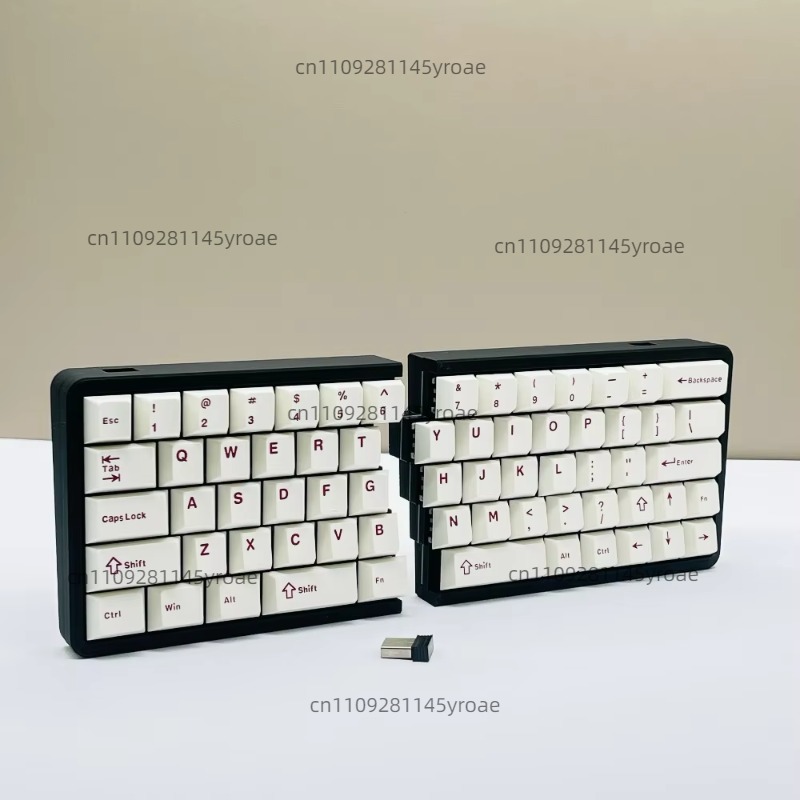 2.4G คีย์บอร์ดกลไกไร้สายแบบแยก - Ergonomic Keyboard Split Mechanical บทวิจารณ์และราคา