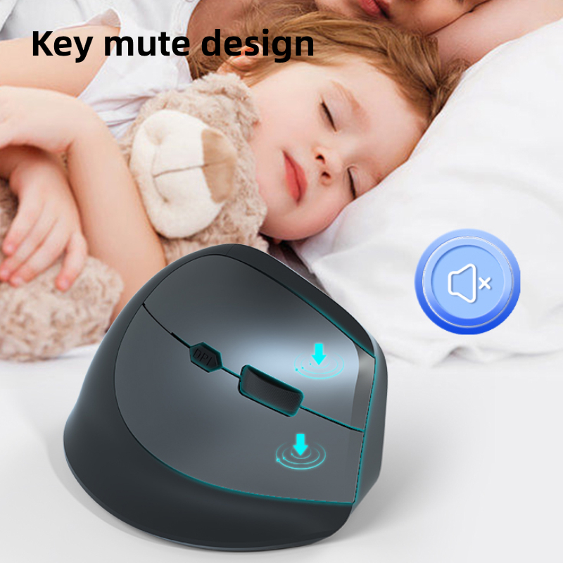 เมาส์ไร้สายแบบชาร์จไฟได้บลูทูธ - Vertical Mouse Rechargeable Bluetooth บทวิจารณ์และราคา