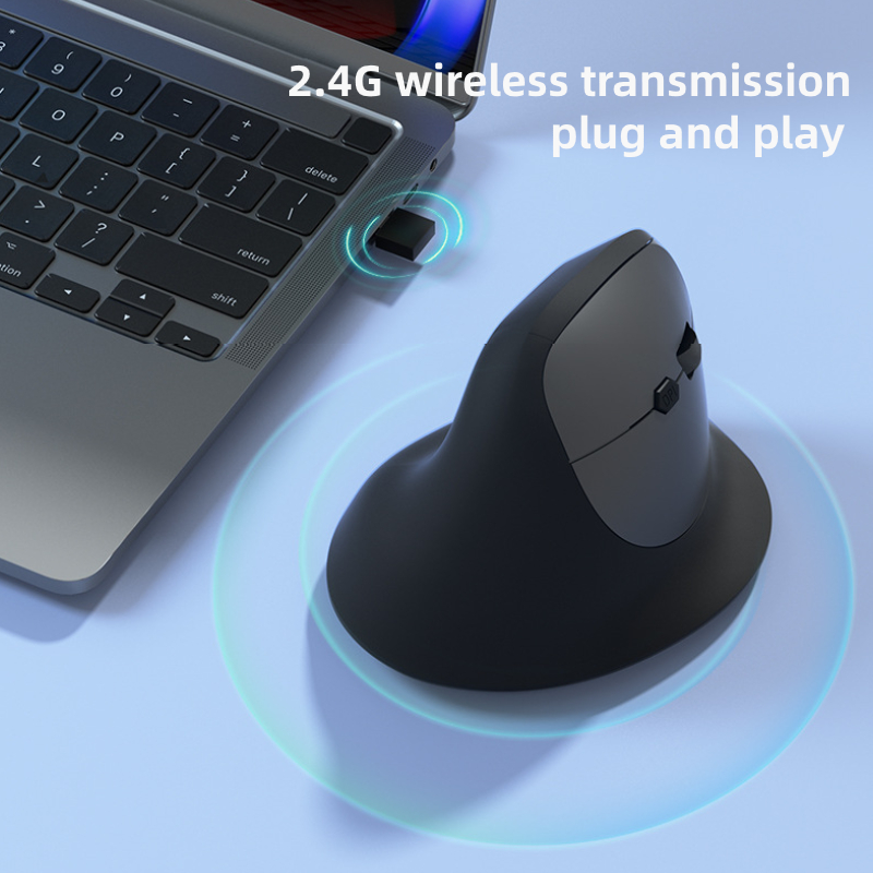 เมาส์ไร้สายแบบชาร์จไฟได้บลูทูธ - Vertical Mouse Rechargeable Bluetooth บทวิจารณ์และราคา