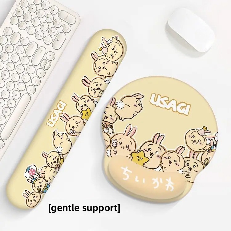 แผ่นรองเมาส์ลายอนิเมะ Chiikawa - Ergonomic Mouse Pad With Wrist Support บทวิจารณ์และราคา
