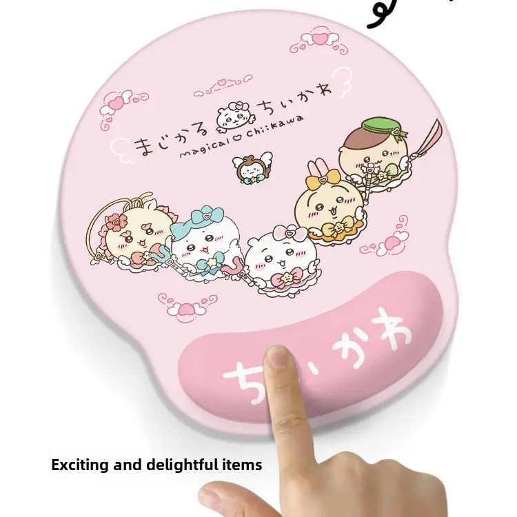 แผ่นรองเมาส์ลายอนิเมะ Chiikawa - Ergonomic Mouse Pad With Wrist Support บทวิจารณ์และราคา
