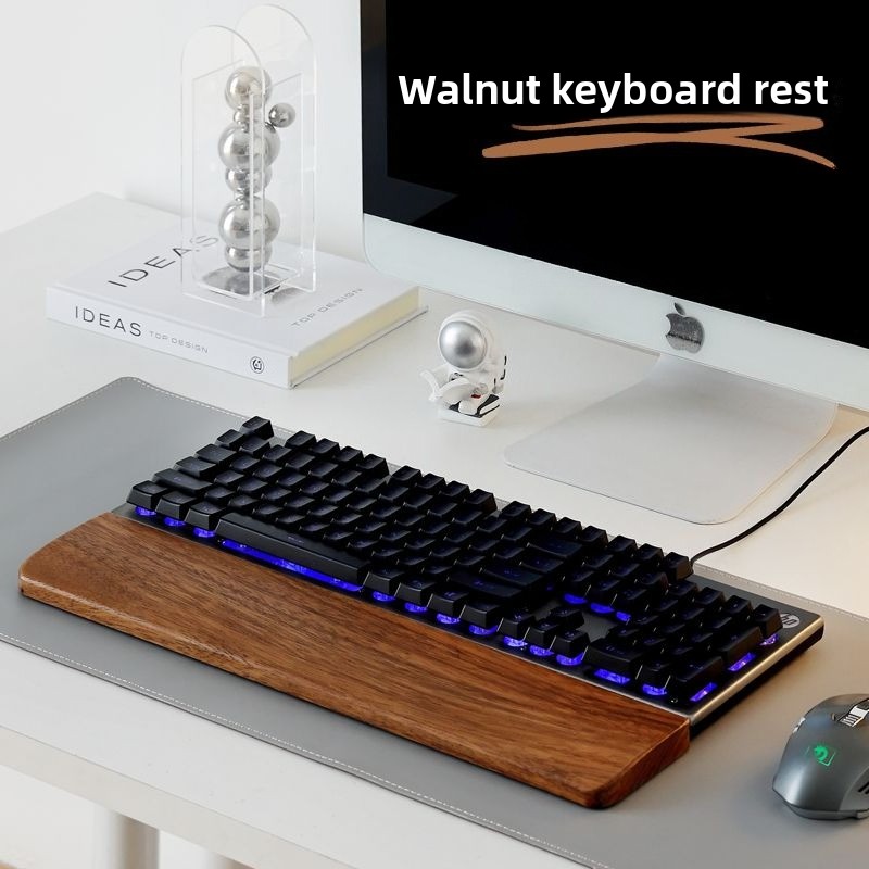 ที่พักข้อมือไม้แท้สำหรับคีย์บอ - Ergonomic Mouse Pad With Wrist Support บทวิจารณ์และราคา