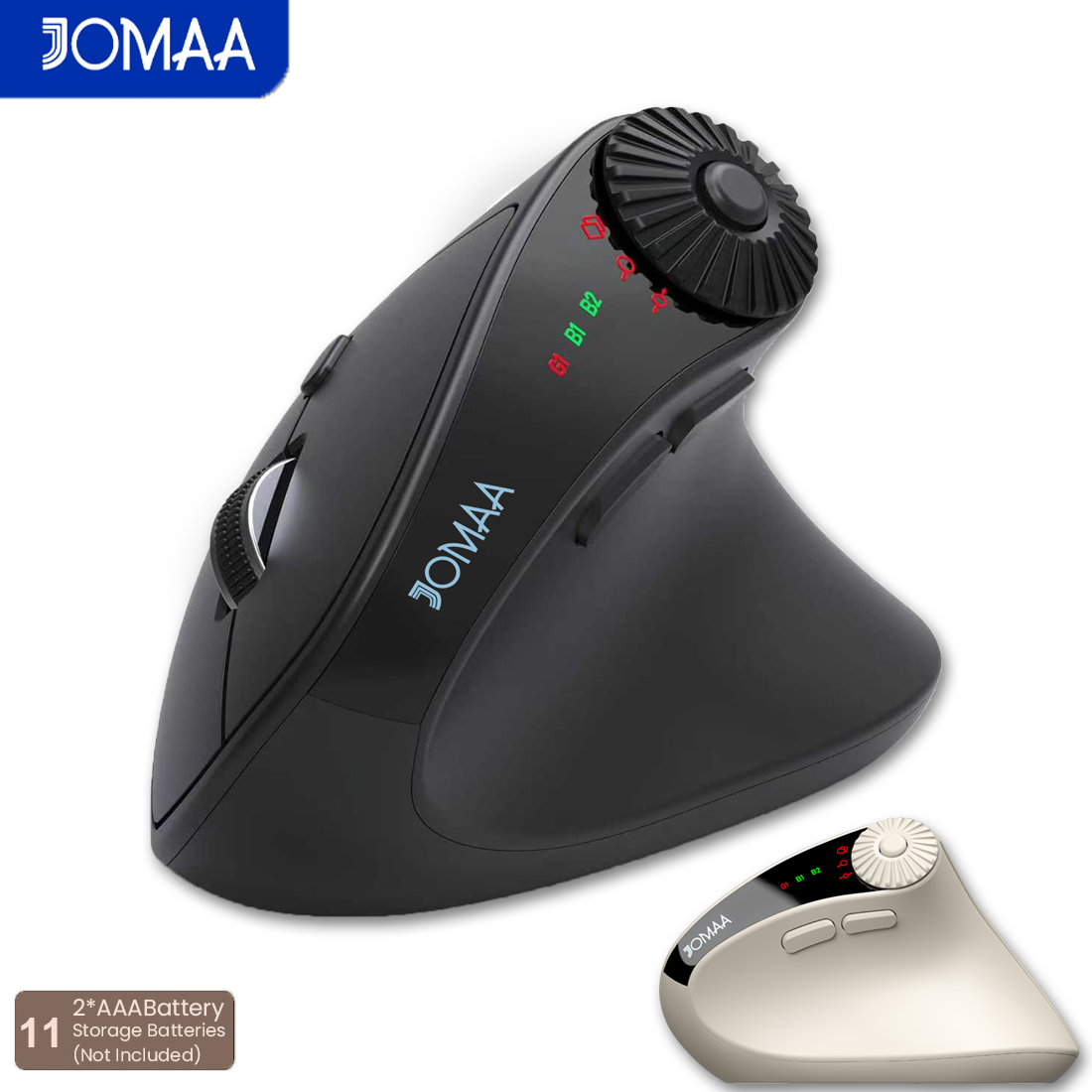 เมาส์แนวตั้งไร้สาย BT&2.4G ตาม - Vertical Mouse Dpi 4000 บทวิจารณ์และราคา