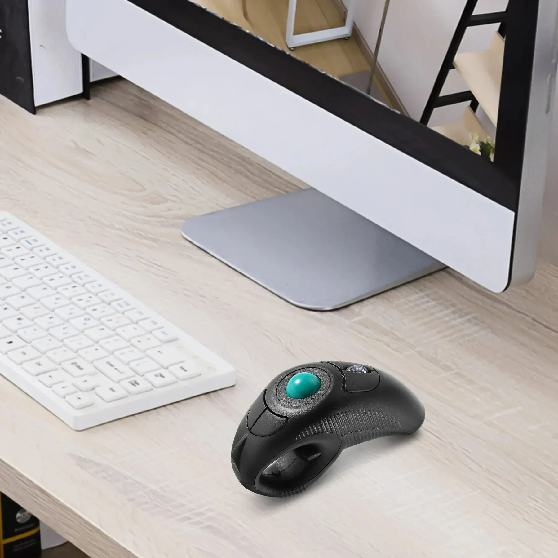 ใหม่ 2.4GHz เมาส์ควบคุมด้วยนิ้ - Ergonomic Mouse Trackball Thumb บทวิจารณ์และราคา