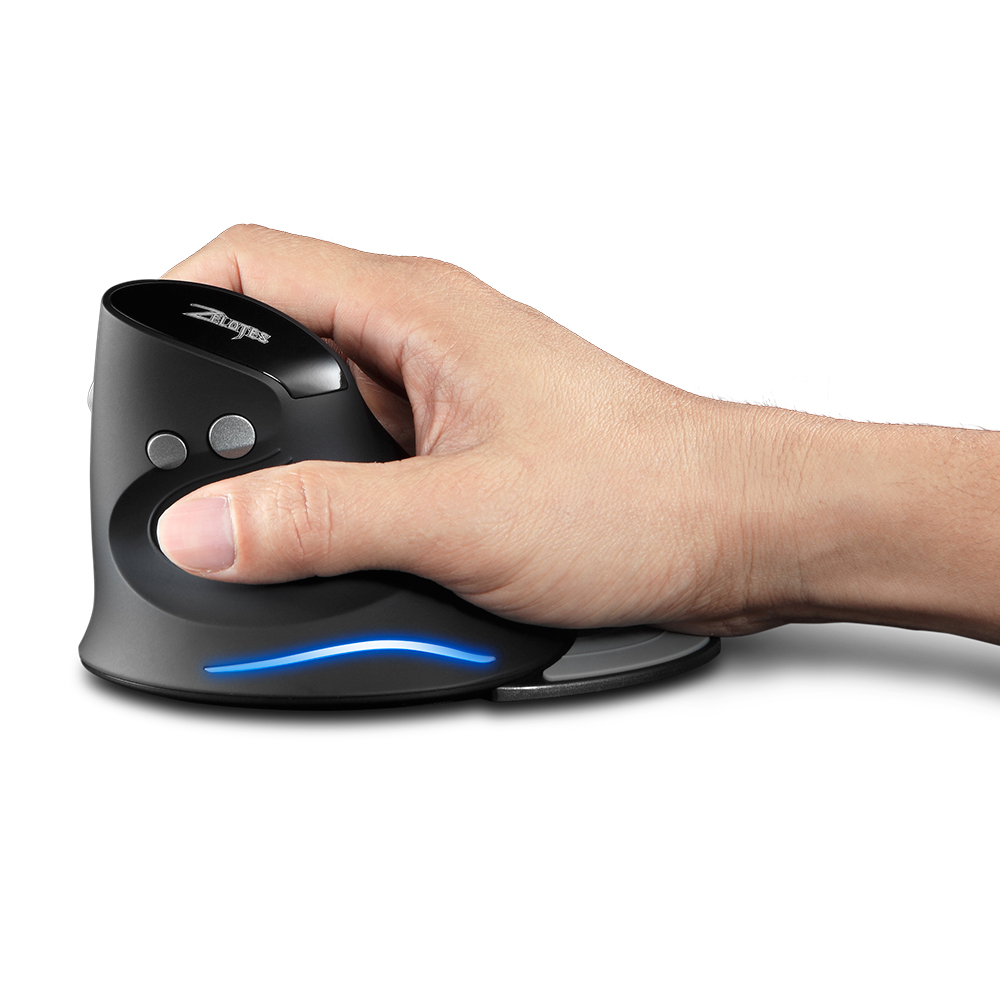 ZELOTES F-17 เมาส์แนวตั้งเมาส์ - Vertical Mouse Rechargeable Bluetooth บทวิจารณ์และราคา