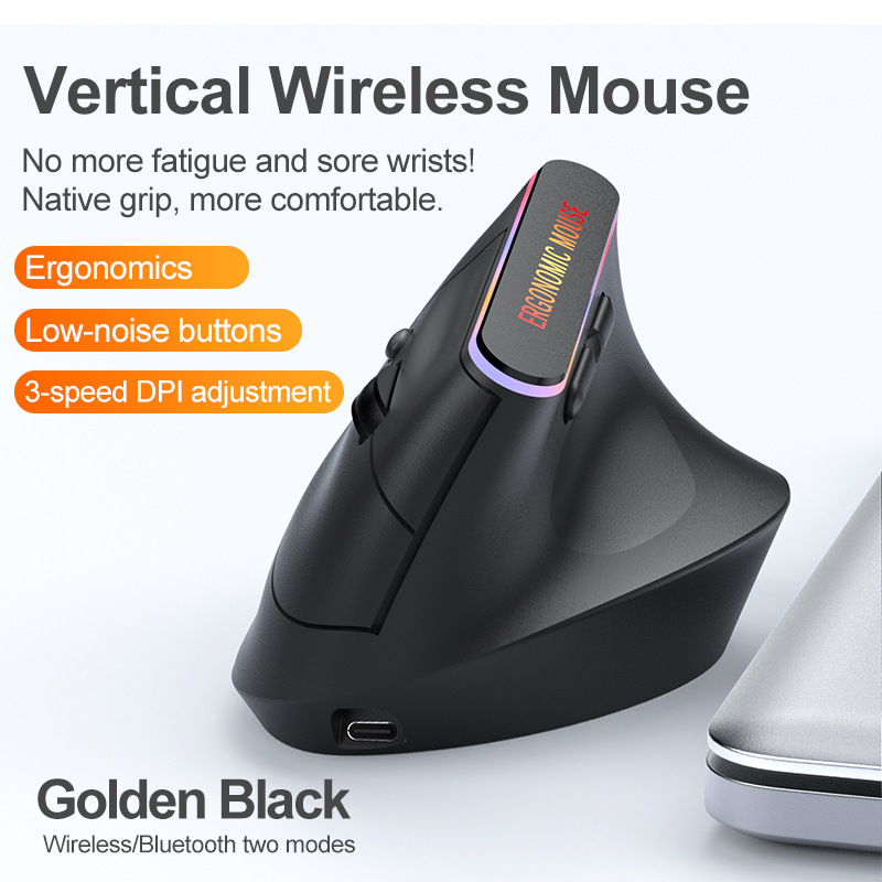 เมาส์ออปติคอลไร้สายแนวตั้ง 2.4 - Vertical Mouse Left Handed บทวิจารณ์และราคา
