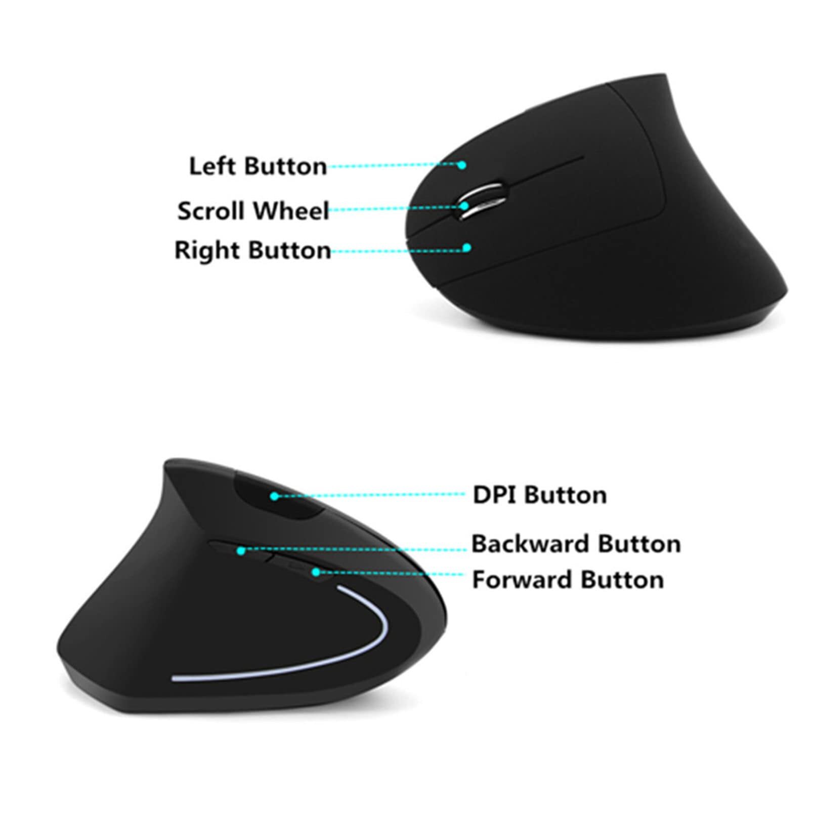 เมาส์แนวตั้งแบบมีสายและไร้สายส - Vertical Mouse Left Handed บทวิจารณ์และราคา