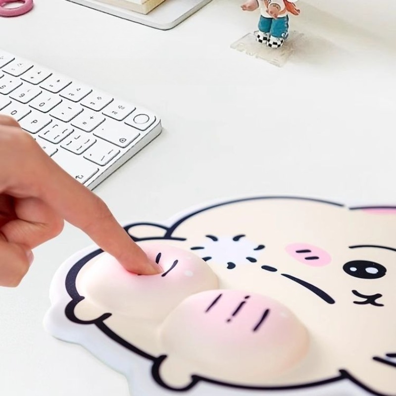 แผ่นรองเมาส์ 3 มิติ ลายชิอิคาว - Ergonomic Mouse Pad With Wrist Support บทวิจารณ์และราคา