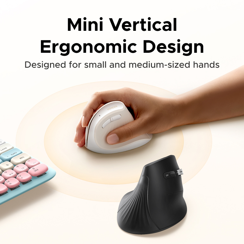 UGREEN มินิเมาส์แนวตั้งไร้สายบ - Vertical Mouse Left Handed บทวิจารณ์และราคา