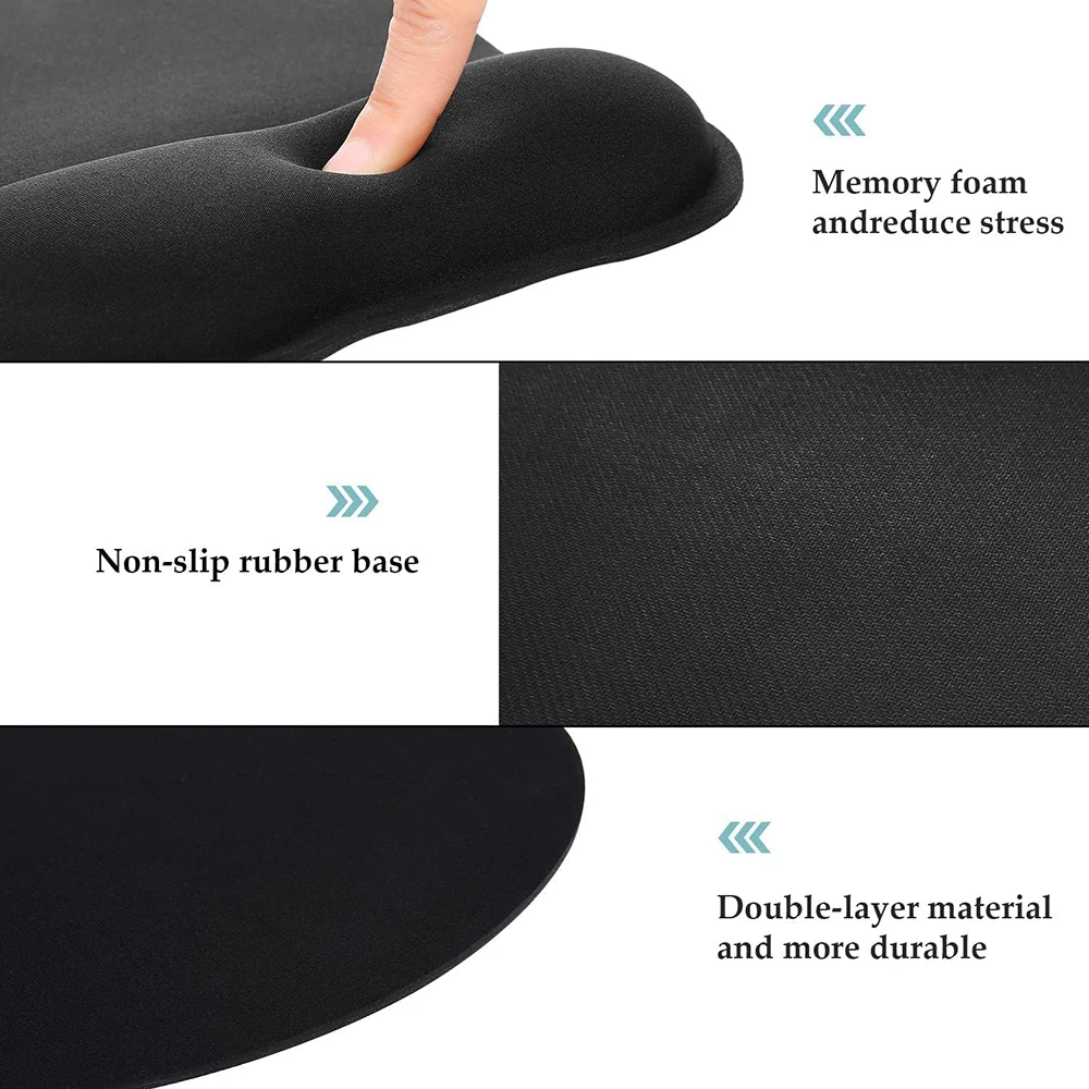 แผ่นรองเมาส์พร้อมที่รองรับข้อม - Ergonomic Mouse Pad With Wrist Support บทวิจารณ์และราคา