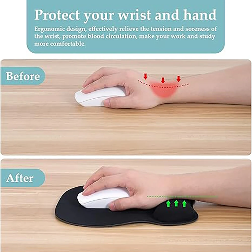 แผ่นรองเมาส์พร้อมที่รองรับข้อม - Ergonomic Mouse Pad With Wrist Support บทวิจารณ์และราคา