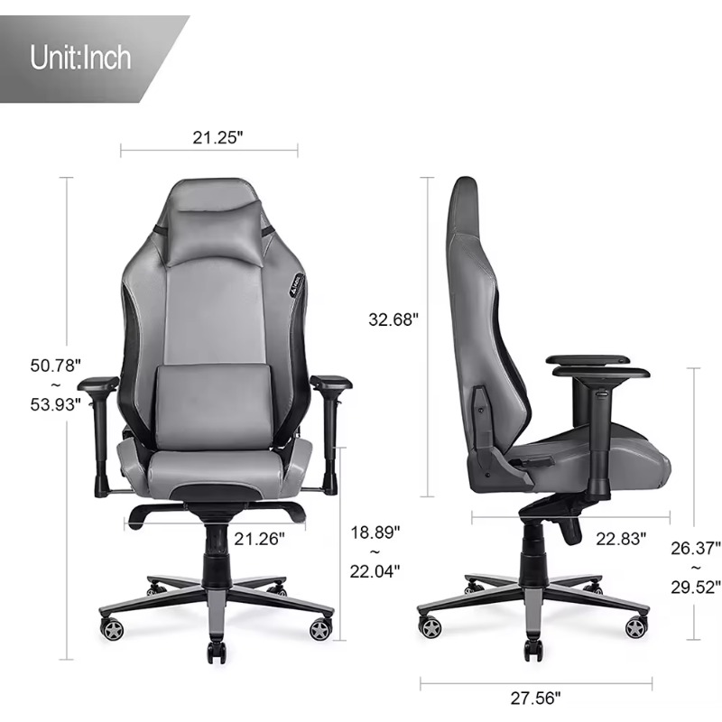 เก้าอี้เล่นเกม เก้าอี้คอมพิวเต - Ergonomic Footrest Adjustable บทวิจารณ์และราคา