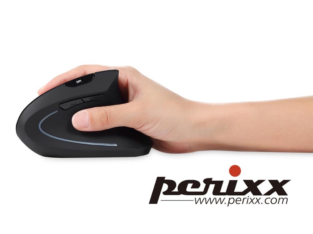 Original เยอรมนี Perixx PERIMI - Ergonomic Vertical Mouse Wireless บทวิจารณ์และราคา