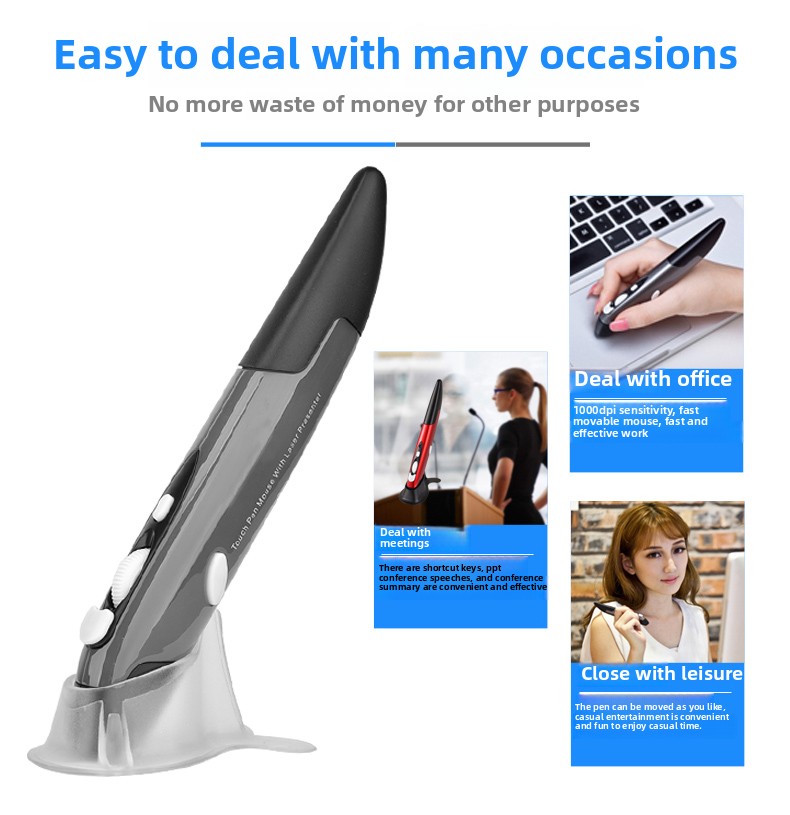 2.4G เมาส์ไร้สายดีไซน์ตามหลักส - Ergonomic Vertical Mouse Wireless บทวิจารณ์และราคา