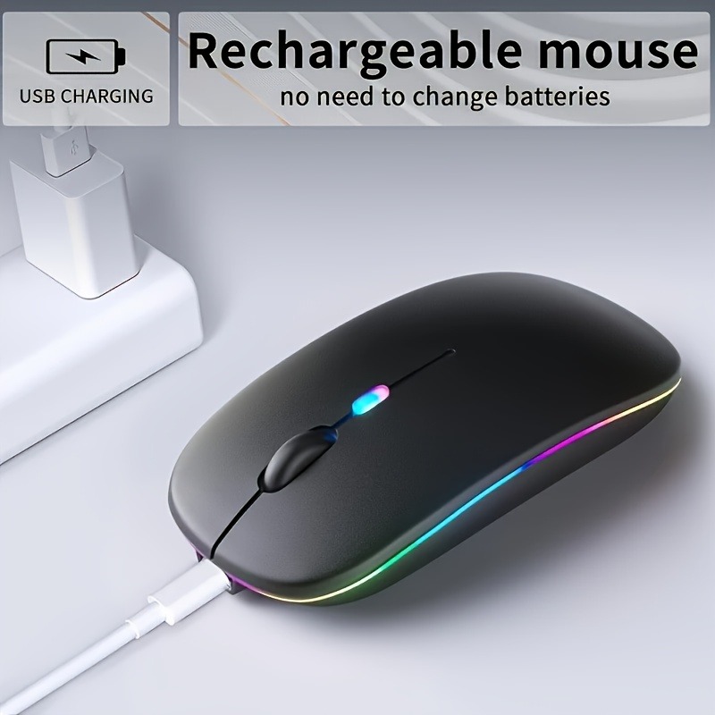 เมาส์ชาร์จไร้สายพร้อมไฟแบ็คไลท - Trackball Mouse Wireless Finger บทวิจารณ์และราคา