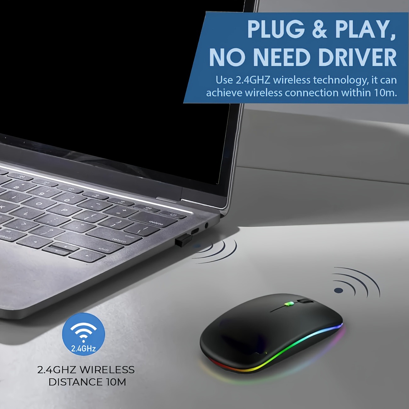 เมาส์ชาร์จไร้สายพร้อมไฟแบ็คไลท - Trackball Mouse Wireless Finger บทวิจารณ์และราคา