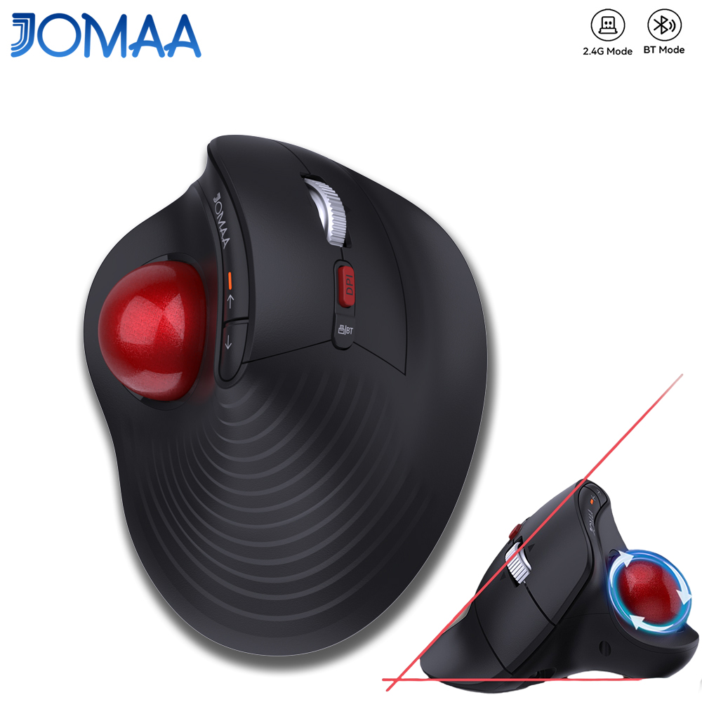 เมาส์แทร็กบอลไร้สาย JOMAA, เมา - Ergonomic Mouse Trackball Thumb บทวิจารณ์และราคา