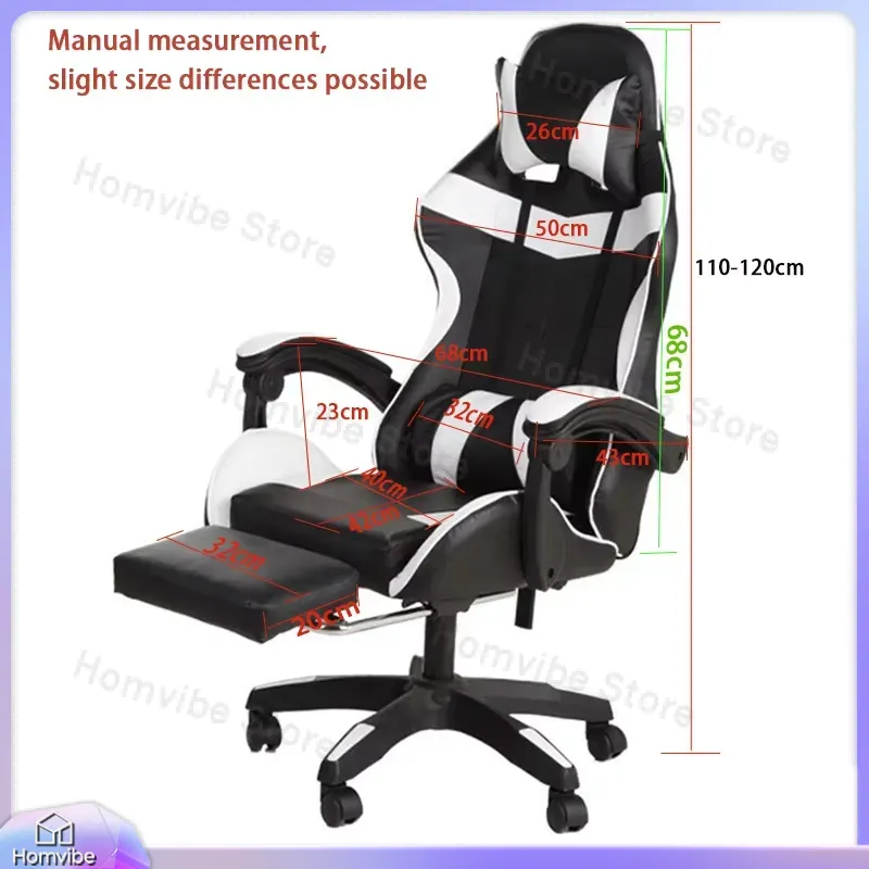 เก้าอี้เกมมิ่งตามหลักสรีรศาสตร - Ergonomic Footrest Adjustable บทวิจารณ์และราคา