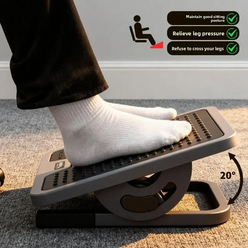 ที่พักเท้าเหล็กกล้ารีดเย็นสำหร - Ergonomic Footrest Adjustable บทวิจารณ์และราคา