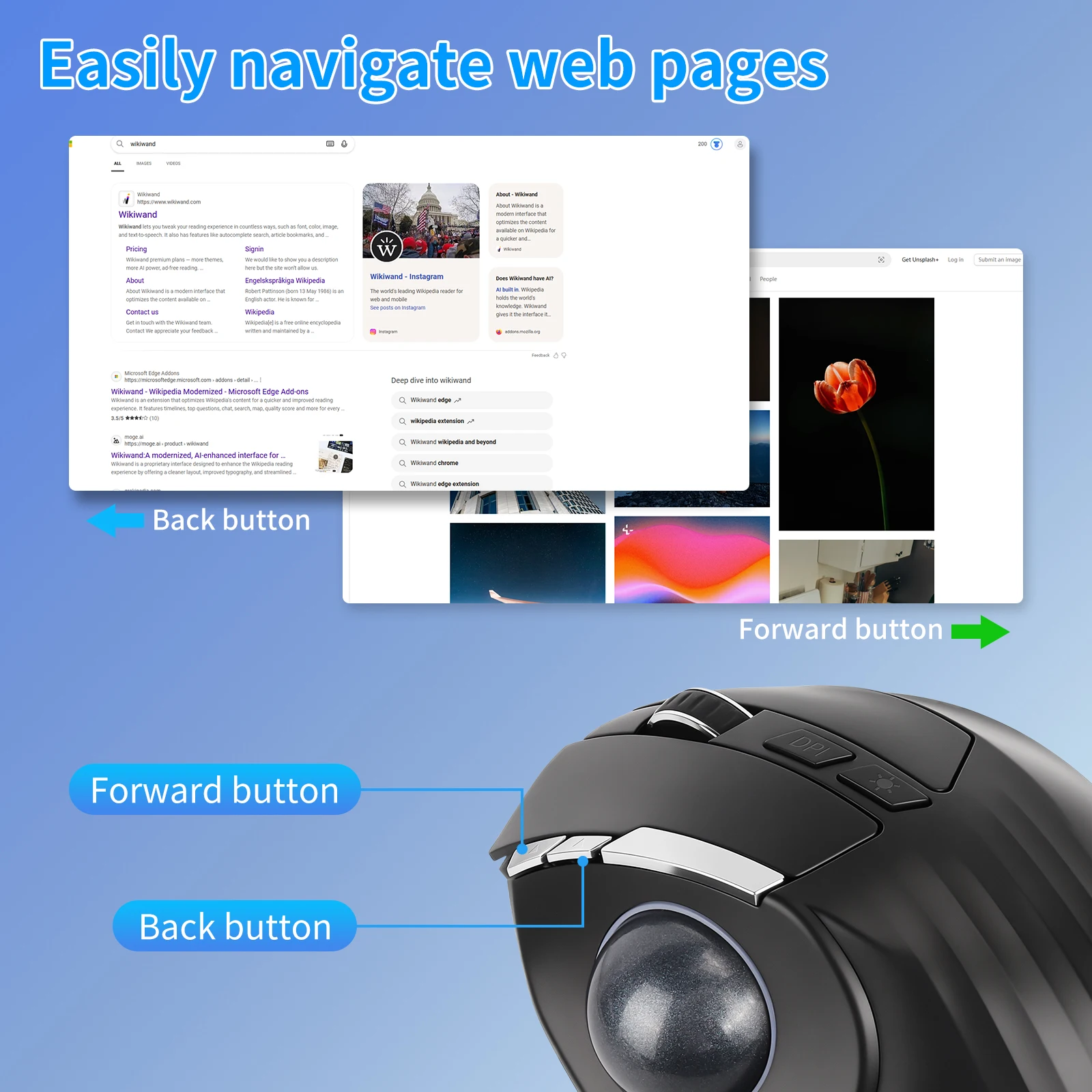 เมาส์แทร็กบอลตามหลักสรีรศาสตร์ - Ergonomic Mouse Trackball Thumb บทวิจารณ์และราคา